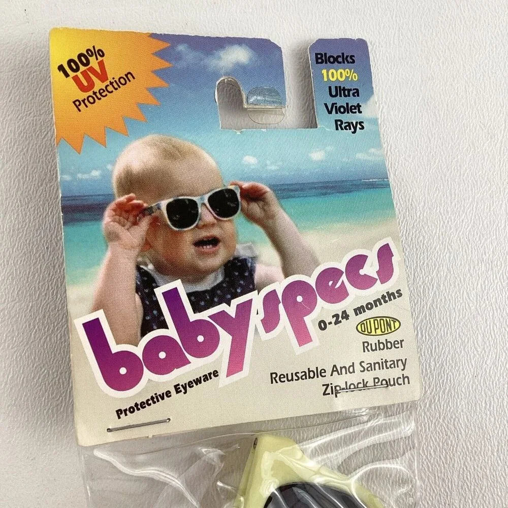 Baby Specs Infant Sunglasses 100% UV Protection Protective Eyeware Flexible New